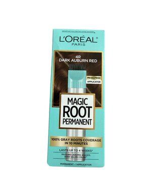 LOREAL Magic Root Permanent Color 4R Dark Auburn Red NEW NIB